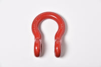 7/8" Red D Ring Bow Shackle Screw w 1" Pin Clevis Rigging Jeep Towing 6.5 Ton