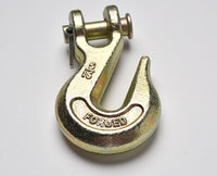 2x G70 5/16" Clevis Grab Hooks Tow Chain f Flatbed Trailer Tie Down Hauling Rig