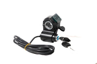 Thumb Turn Throttle Digital Battery Volt Meter eBike Electric Scooter Handlebar