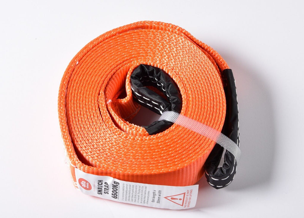 2" 14000lbs Tow Strap 20 ft winch sling 2in 20ft vehicle recovery 2x20 Mud Snow