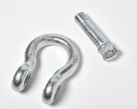 1" Galvanized DRing Bow Shackle Screw w Pin Clevis Rigging Towing 8.5Ton 18500lb