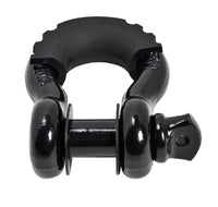 3/4" BLACK D-Ring Bow Shackle 10500 lbs BLACK Pin & no noise vibration Reducer