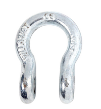Premium D-Ring 3/4" Bow Shackle Galv w BLUE 7/8" Screw Pin 10500 LB 4.75 Ton