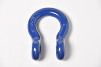 1" Bow Shackle D Ring Clevis Pin Rigging Towing 8.5Ton 18500lb Blue w Galvanized