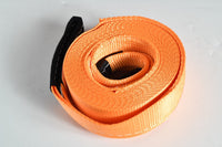 3" 6.5TON 14000lb ORANGE Tow Strap 20ft 3x20 winch sling OffRoad ATV UTV Recover