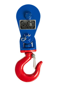 4xSnatch Block crane Hook 2Ton 3" f 3/8" Wire Rope Roll Back Wrecker Flatbed Tow