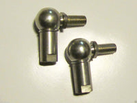 Pair (2) Fittings M8 Swivel Knuckle Ball Socket Joint Connector f Lambo Door
