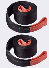 2x Tow Strap Winch Sling 3"x20ft 14000lbs OffRoad Vehicle Recovery ATV UTV 3x20