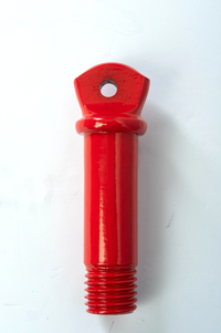 2x 7/8" Red Bow Shackle D-Ring Zinc Plated w 1" Clevis Screw Pin 14000 lbs Tow