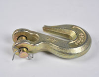 6x G70 5/16" Clevis Grab Hooks Tow Chain f Flatbed Trailer Tie Down Hauling Rig