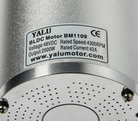 electric motor w Base BOMA Style 2000W Watt 48V Volt BLDC BM1109 GoKart Scooter