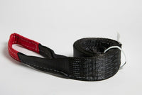 3" 26000 lbs Tow Strap 10 ft winch tree saver off-road snatch recovery w D-Rings