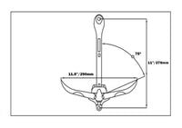 Wholesale 10x Folding PWC Anchor SUP Canoe Kayak Raft boat JetSki Dinghy 3.5lb