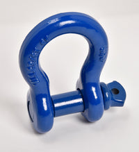Bow Shackle 3/4" Blue anti Noise Vibration Screw Pin 10500LB Plastic vibration