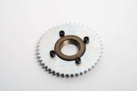 T8F 8mm 44T 4 hole Sprocket chain drive gear+Free wheel f rear wheel Scooter DIY