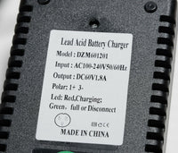 60V Volt DC Charger AV Plug f gel SLA AGM battery electric scooter economic