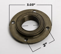 T8F 8mm 44T 4 hole Sprocket chain drive gear+Free wheel f rear wheel Scooter DIY