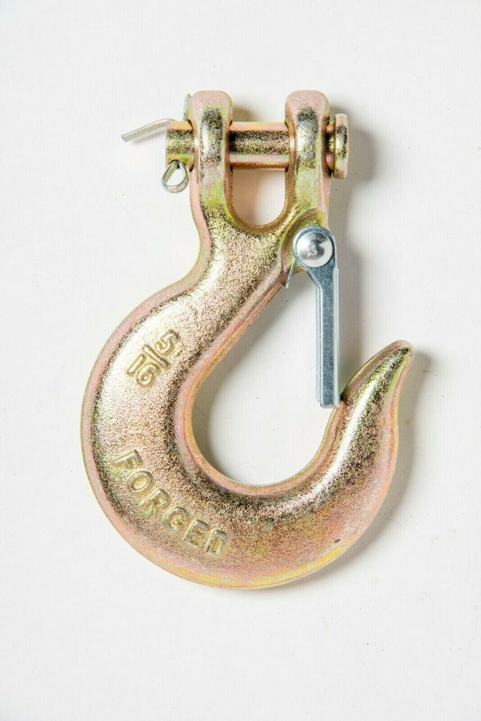 G70 5/16" Clevis Slip Hooks f Tow Truck Chain Flatbed Truck Trailer Tie Down