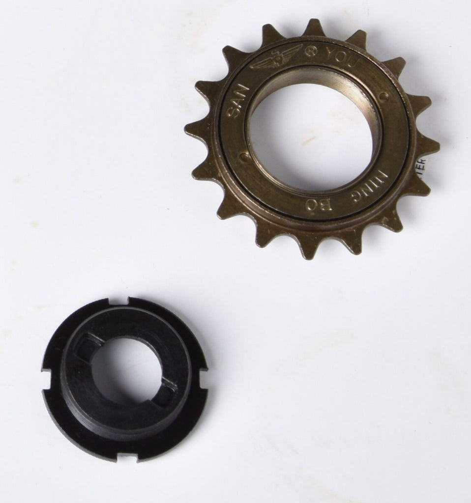 Free hub wheel sprocket 16T w mounting nut f bicycle 410 standard chain