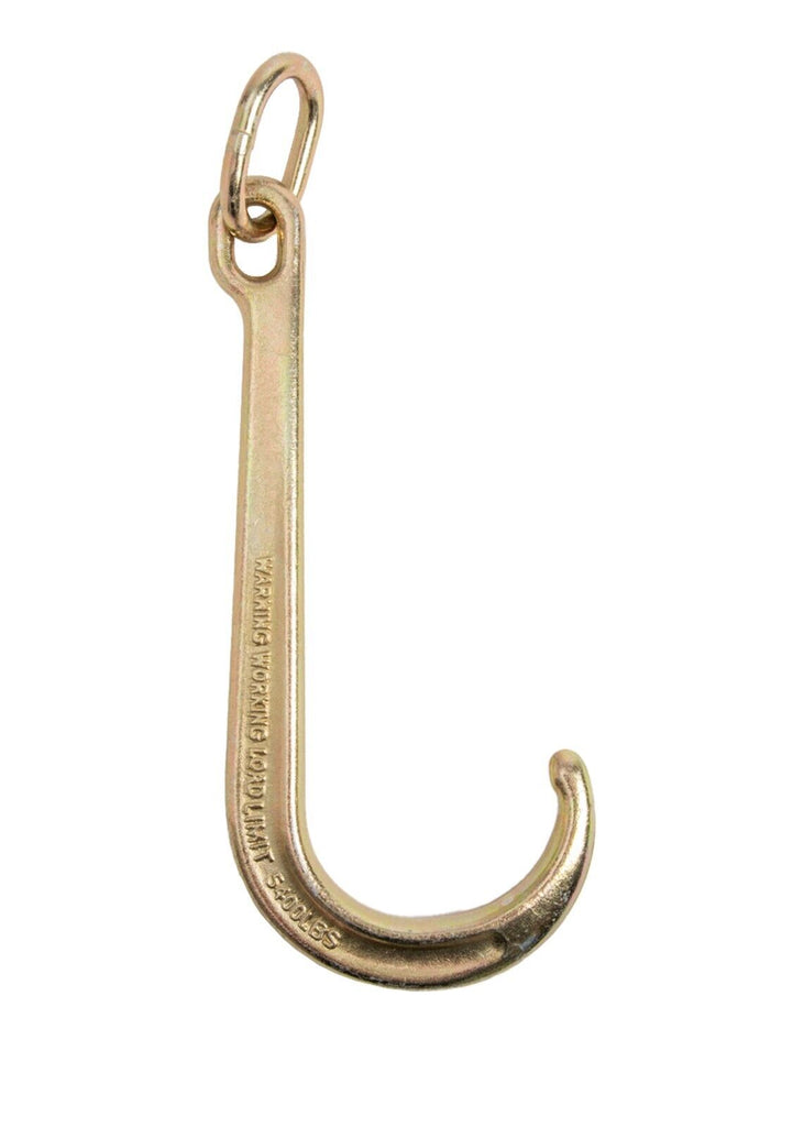 15" Inch J Hook Grade G70 Tow Axle Strap Wrecker Roll back Clevis 540 Heavy Duty