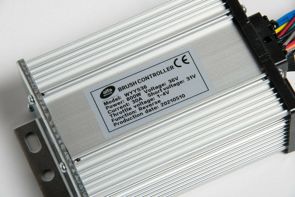 800W 36 V DC gear reduction electric motor+Rev Controller+Foot Throttl ...