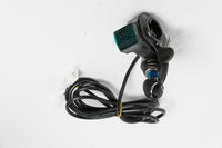 Thumb Turn Throttle Digital Battery Volt Meter eBike Electric Scooter Handlebar