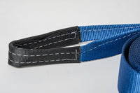 Tow Strap 20ft 3" 6.5TON 14000lb BLUE winch sling off-road ATV UTV recovery 3x20
