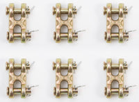 6x Twin Clevis Safety Chain Repair Link 1/4" 5/16" G70 Truck Trailer 4700WLL
