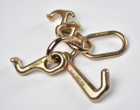 4xRTJ Cluster Hook Tow Truck Car Hauler Trailer Auto Body Frame Hook WLL 4,700lb