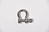 2x Bow Shackle Marine 304 Stainless Steel D-Ring 4mm 5/32" Boat Rigging