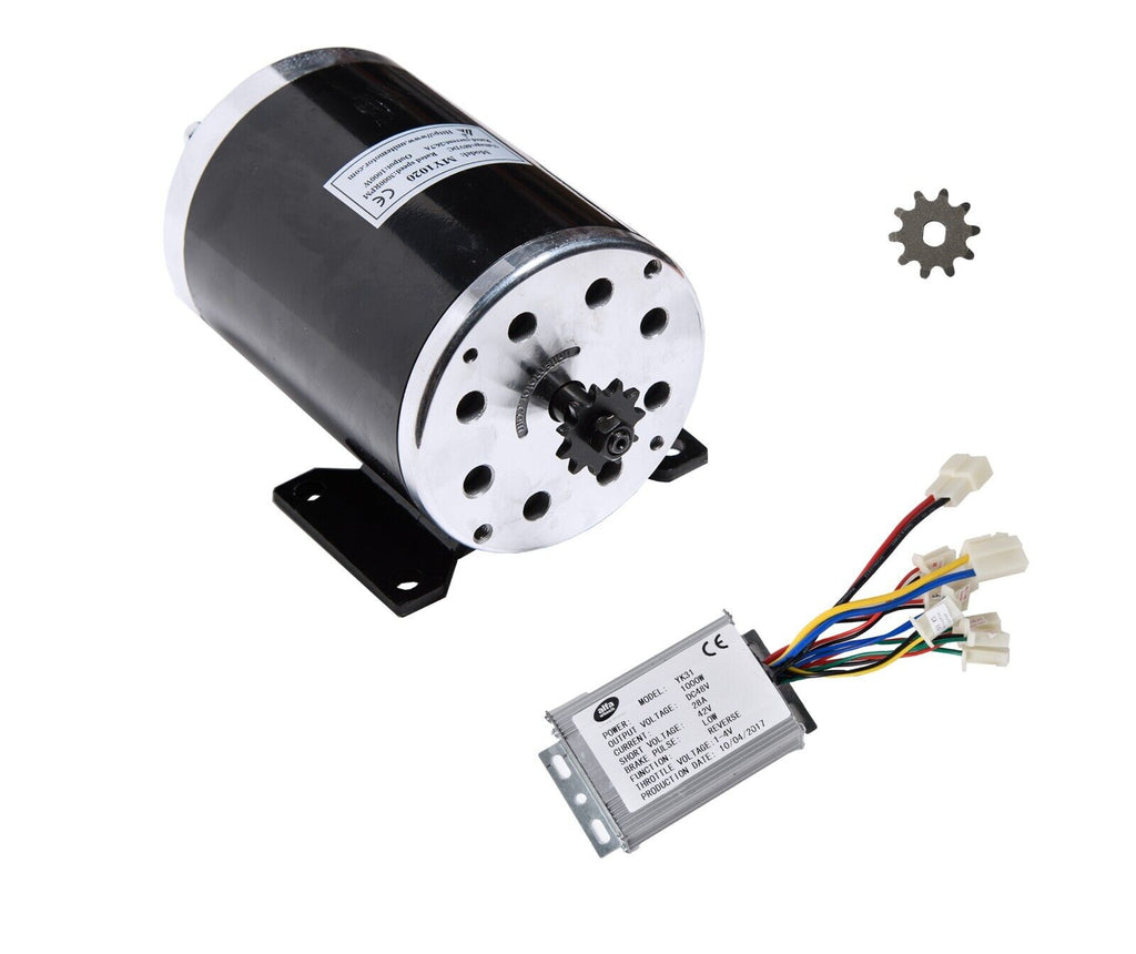48V 1000 W Electric Drive Motor w Reverse Controller+ #35 10T Sprocket f GoKart