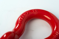 4x Bow Shackle Rigging Towing 7/8" Red D-Ring w 1" Clevis Screw Pin 14000 lbs