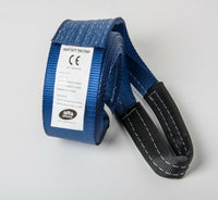 Tow Strap 20ft 3" 6.5TON 14000lb BLUE winch sling off-road ATV UTV recovery 3x20