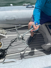 5x Galvanized Folding Anchor SUP Canoe Kayak Raft Sailboat JetSki Dinghy 3.5lb