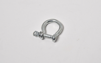 Bow Shackle M5 3/16" 5mm Nickel Plated Steel Screw Pin Anchor Rigging Pack of 50