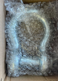 1" Galvanized DRing Bow Shackle Screw w Pin Clevis Rigging Towing 8.5Ton 18500lb