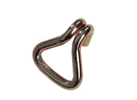 6 pcs - 2" Heavy Duty Double J Wire Hook tie down strap cargo webbing rigging