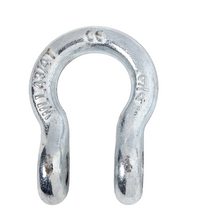 3/4" Bow Shackle BLACK Screw Pin 10500LB Plastic noise vibration Reducer Jeep CJ