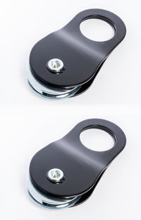 Two (2) 22,000lbs Snatch Block Pulley 10 TON recovery Winch off road Tow Jeep