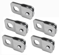 Five (5) 9000 lbs 4 TON Silver Winch ATV UTV Pulley Snatch Block 5/16" cable