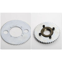 #T8F 8mm 54T 4 hole Sprocket chain drive gear f rear wheel GoKart ATV eBike