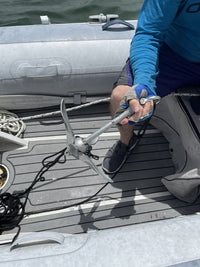 Galvanized Folding Anchor SUP Canoe Kayak Raft Boat Sailboat JetSki Dinghy 3.5lb