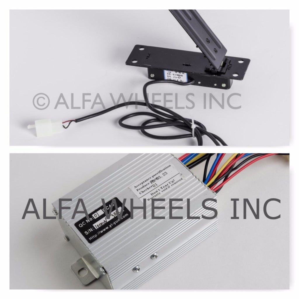 thumbnail image 2 of 1000W 48V Electric Scooter Speed Controller & Foot Pedal Throttle Kit By AlfaWhels 2 of 4