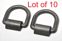 10x 5/8" D Ring Weld On Tie Down for Flatbed Truck Trailer Chain Straps Rope