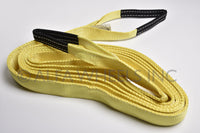 3" 20000lbs Tow Strap 20 ft w Bow Shackles winch sling off-road vehicle recovery