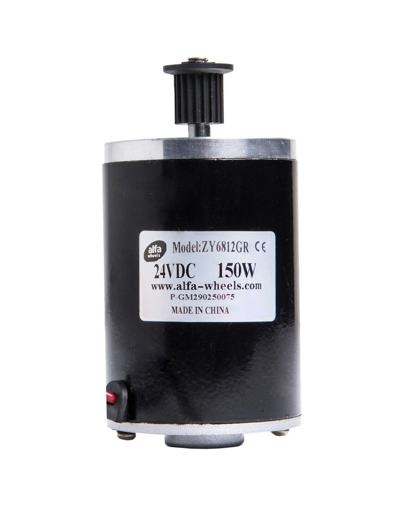 Scooter Brush electric motor UNITE 150W 24V DC ZY6812 3M Pulley Belt 19T