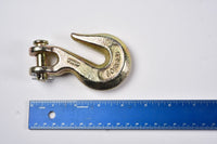 20ft Transport Tow Chain 3/8" G70 Tie Down Binder G7 w 2x Grade 70 Hooks Rigging