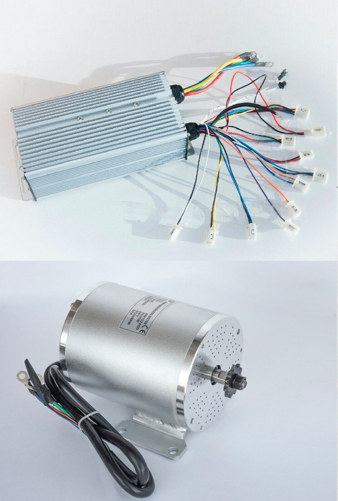 BOMA 2500W 60V BLDC electric motor w Base BM1024 w 70A controller GoKart Scooter
