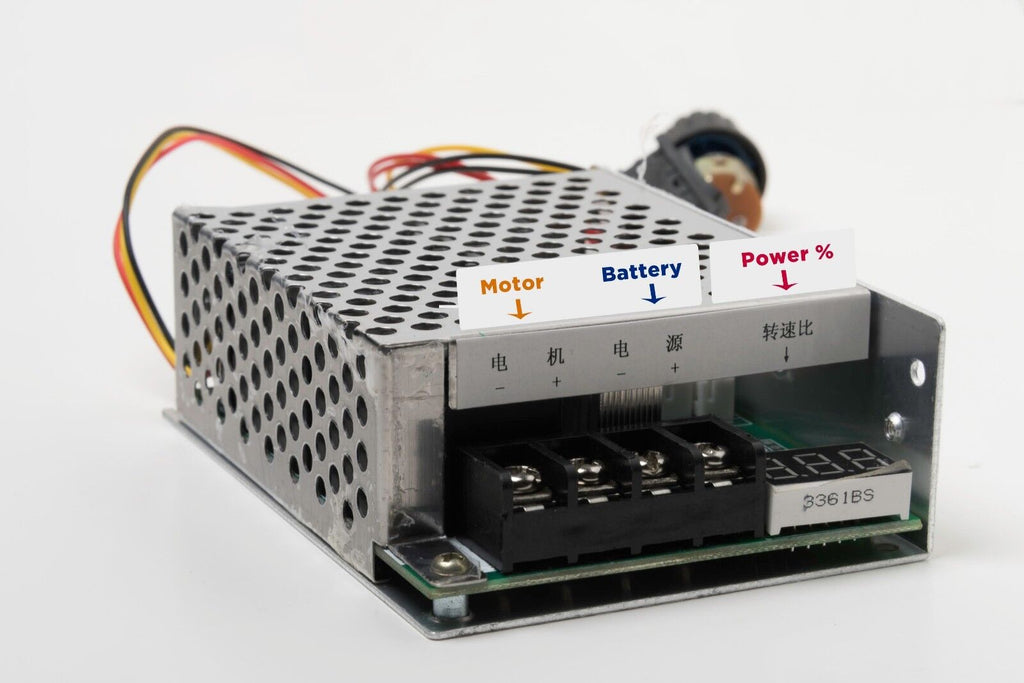 12V 24V 48V 2000W 9-60V 40A DC Motor Reverse Variable Speed Controller PWM HHO