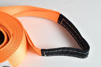3" 6.5TON 14000lb ORANGE Tow Strap 20ft 3x20 winch sling OffRoad ATV UTV Recover